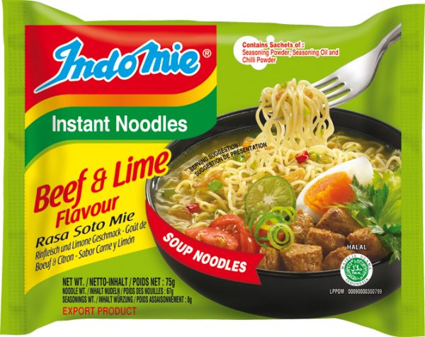 Instantnudeln, Beef & Lime, Soto Mie