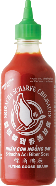Chilisauce Sriracha, scharf