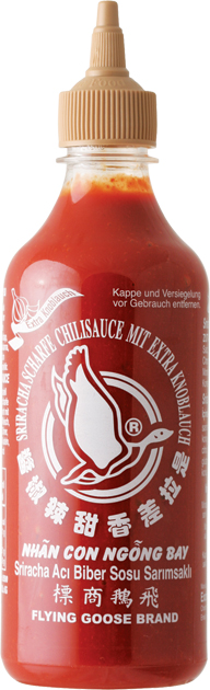 Chilisauce Sriracha, Knoblauch